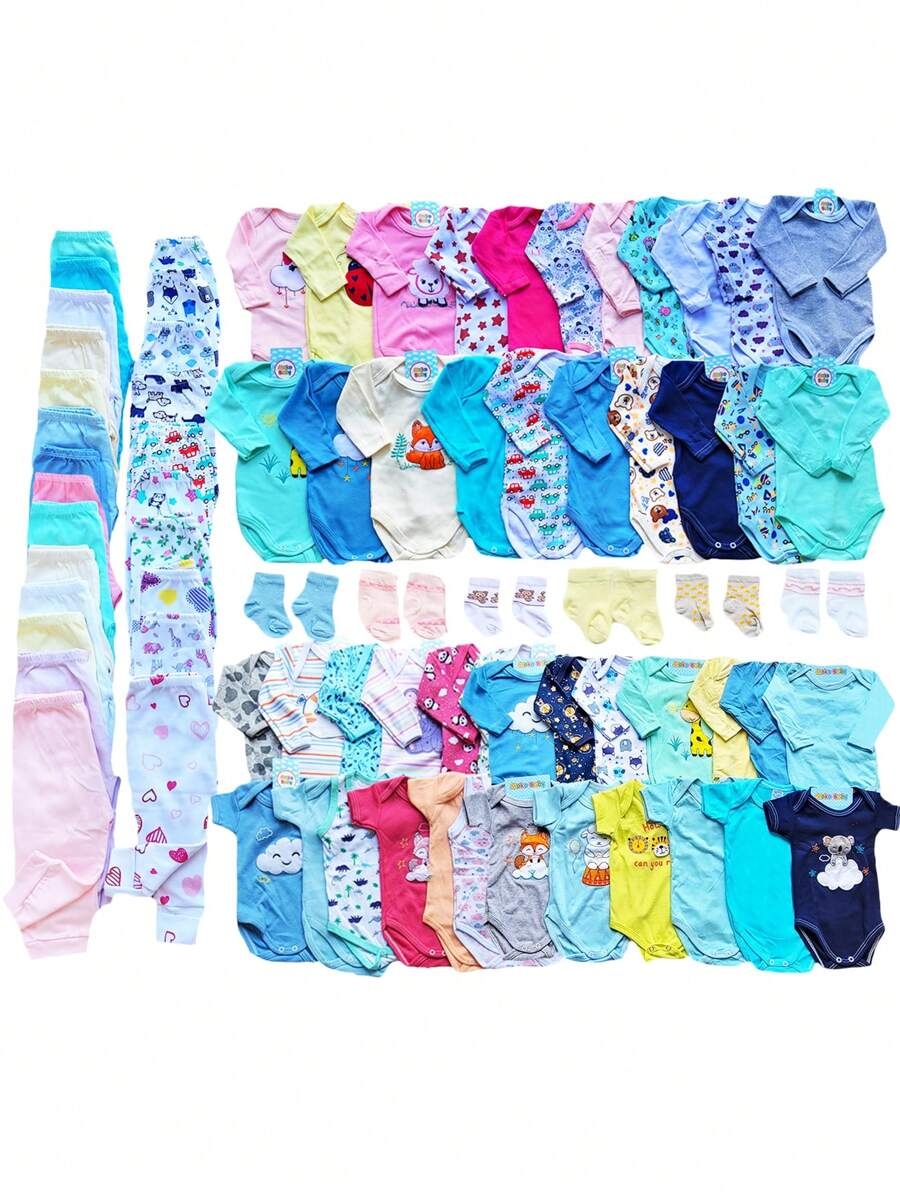 Baby Girls Sets - Màu xanh lam - Xem 1