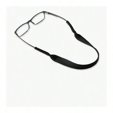 Diving Snorkeling Mask Strap & Sunglasses Chain Retainer, Swimming Skiing Sports Glasses Lanyard - Black - View 6