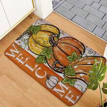 1 件装欢迎标语门垫地毯，现代卡通吸水防滑垫，圣诞老人小地毯，适合圣诞节装饰，适用于客厅、卧室、室内入口和圣诞节假期，多种风格选择