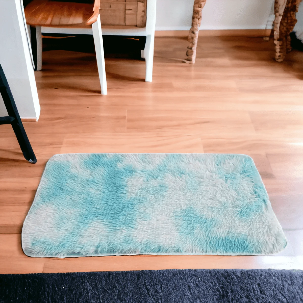 Decorative Rug, Plush Rug - Blue - View 1