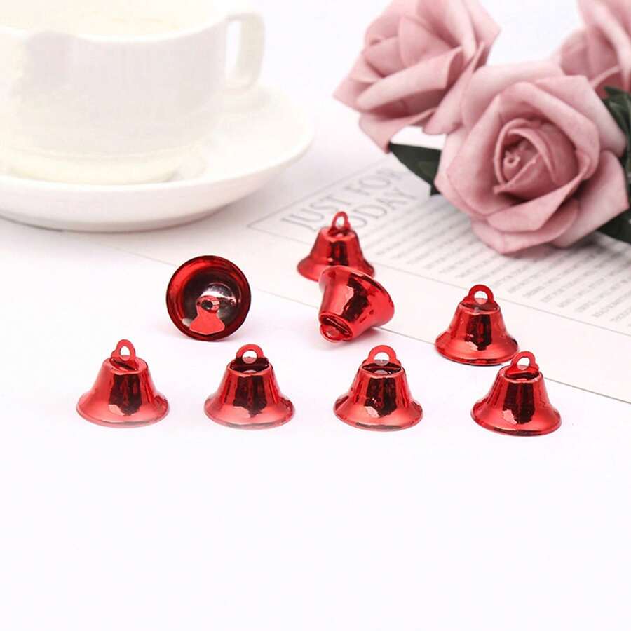 26MM20入組紅色的叮噹鈴鐺適用於聖誕跳舞DIY珠寶製作配件