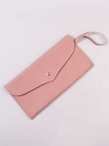 Cepillo de maquillaje de viaje almacenamiento bolsillo - Rosa - Ver 1