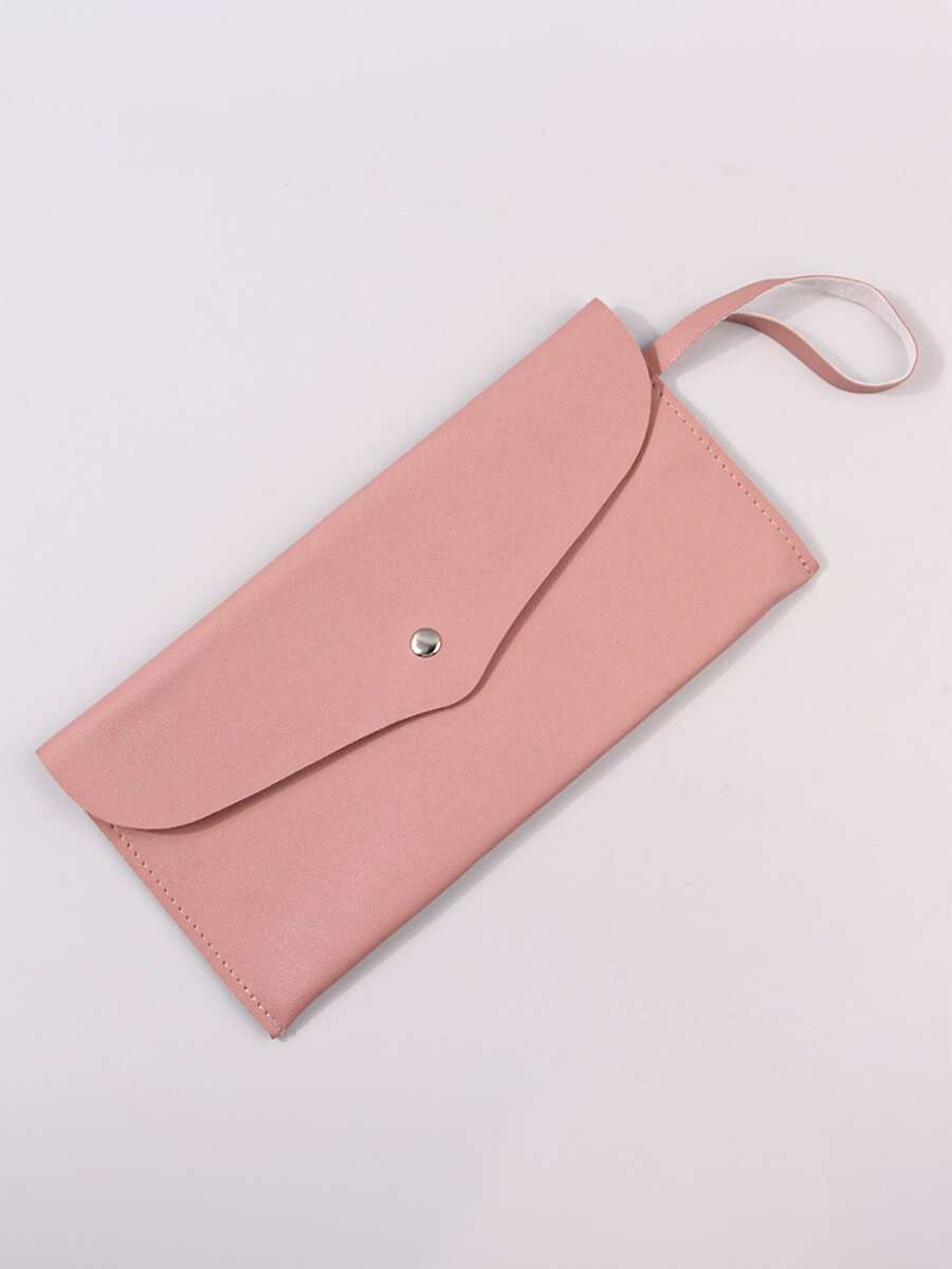 Cepillo de maquillaje de viaje almacenamiento bolsillo - Rosa - Ver 1