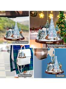 Alek 装饰挂饰，适用于汽车、庭院、树木、2d 平面装饰，完美礼物、家居装饰、房间装饰、墙壁装饰