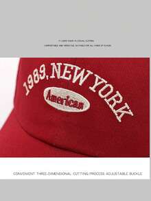 1 Pieza Gorra De Béisbol Negra - Negro - Ver 2