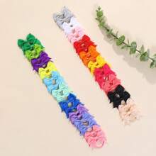 Oaoleer 40 PCS 2Inch Baby Hair Ties for Girls, Grosgrain Ribbon Bows Ties Tiny Hair Bows for Infants Toddlers Kids Girl Teens Birthday - Nhiều màu - Xem 2
