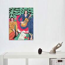 音樂－亨利·馬蒂斯壁畫帆布印刷複製品－馬蒂斯海報－馬蒂斯印刷品－著名經典海報,適用於家居裝飾,不帶框的易送禮品 - 彩色 - 查看 2