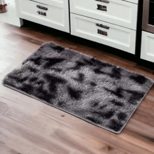 Decorative Rug, Plush Rug - Zwart - Bekijken 3