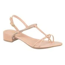 Women Heeled Sandals - Màu be - Xem 1