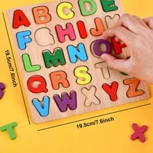 1 set con diseño de letra Rompecabezas Juego - Multicolor - Ver 3