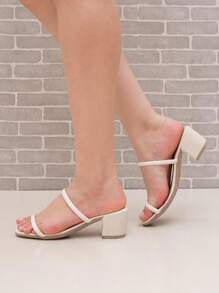 Women Heeled Sandals - Rượu sâm banh - Xem 3