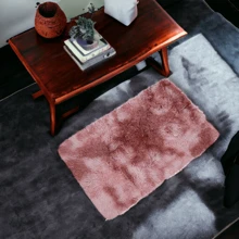 Decorative Rug, Plush Rug - Pink - View 1