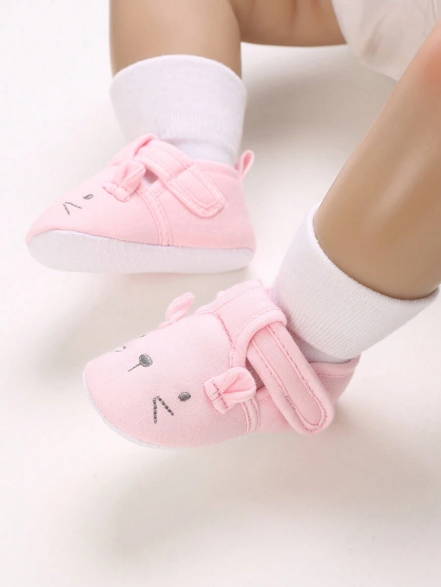 Cute & Comfortable Lightweight Soft Bottom Infant Toddler Shoes - Pink - View 1