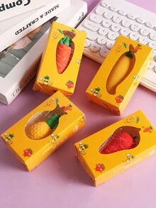 1 Pieza Borrador Gigante Con Forma De Fruta - Multicolor - Ver 7