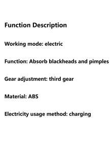 Facial Pore Vacuum Blackhead Reducer, Facial Pore Cleanser - 3 Suction Power, 5 Probes, USB Rechargeable Facial Cleansing Set - Adult Facial Electric Cleansing Tool, Birthday Gift, Mother'S Day - White - View 12