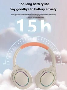 頭戴式耳機:立體聲高保真,真的質量,人類工程學的穿戴,舒服的穿戴,遊戲,低延遲,15小時的電池生活