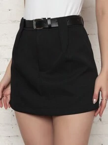 Women Skirts - 黑色 - 查看 3