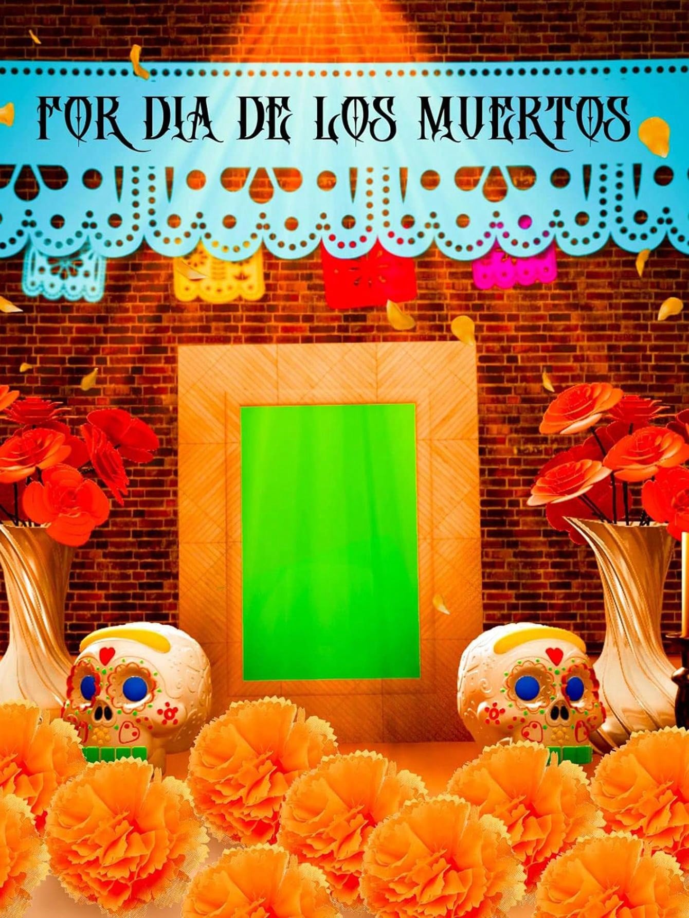 25pcs Marigold Flower Heads Mexican Artificial Marigold Flowers