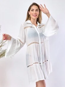 Women Kimonos - 白色 - 查看 1