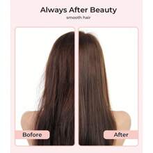 PRITECH Flat Iron Hair Straightener, Titanium Flat Iron With Adjustable Temp(290°F-450°F), 1 Inch Plate For All Hairstyles Anti-Frizz Dual Voltage Straightening And Curler 2 In 1 (Pink) - 粉色 - 查看 5