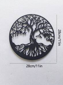 樹木圖案金屬牆藝,為家居增添自然和手工藝品風情,非常適合裝飾客廳、花園、臥室和辦公室。