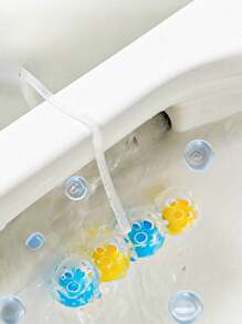 2pcs Hanging Aromatic Toilet Cleaner With Automatic Deodorization & Colored Foam - Multicolor - View 3
