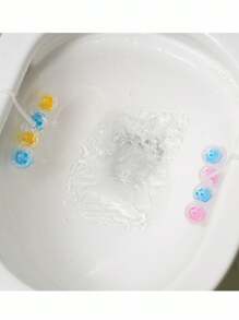 2pcs Hanging Aromatic Toilet Cleaner With Automatic Deodorization & Colored Foam - Multicolor - View 5