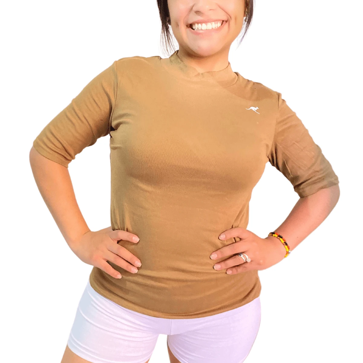 Playera de Algodón Dama Fitness Casual SPORT FASHION CWOSWS002