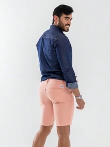 Urban Zone Jeans Men Shorts - Rosé - View 5
