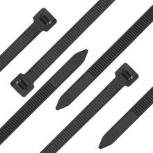 50 件/包尼龍紮帶,長耐用拉鍊紮帶,帶自鎖厚扣,用於整理和固定電纜電線