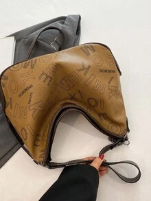 Large Capacity Bucket Bag Women's New Handbag, Unique Design For Commuting, Tote Bag, Shoulder Bag And Crossbody Bag - Khaki - View 7