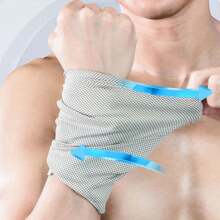 新款戶外運動腕帶,適用於跑步、攀登、健身、籃球等運動,冷卻、吸汗、舒適、透氣、冰涼,單獨包裝,透氣吸濕快速冷卻腕帶 - 玫紅色 - 查看 3