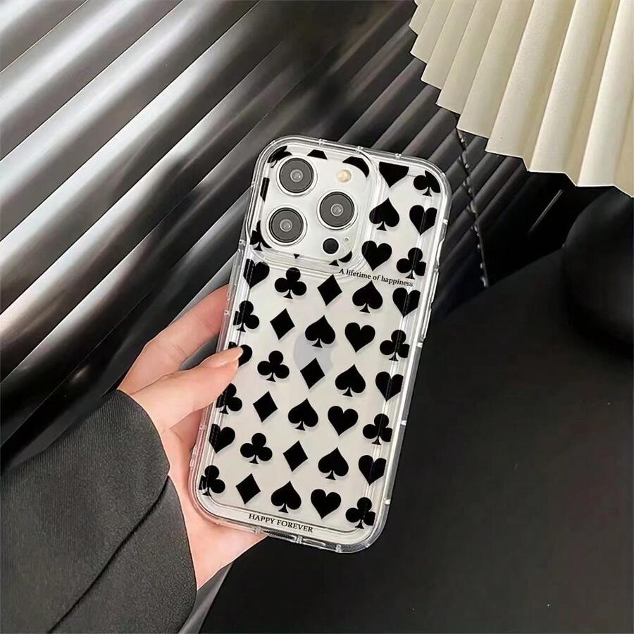 1 Miếng TPU Thạch Túi hơi Loại vỏ Toàn màn hình Họa tiết Xì phé Đối với Apple người mẫu - Trong sáng - Xem 1