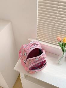 卡通獨角獸兒童尼龍背包女孩可愛休閒雙肩包