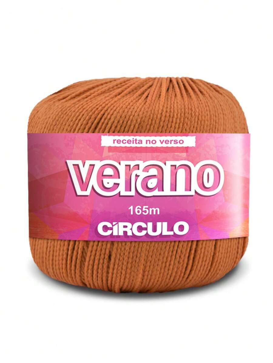 Linha Verano Circulo 50 Gramas Crochê Tricô - Biquinis - Caramelo - Visão 1