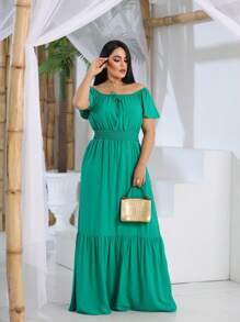 Women Dresses - 綠色 - 查看 4