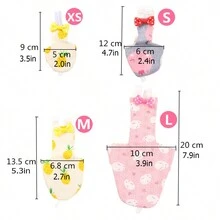 Ropa Linda Para Pájaros Mascotas - Gris - Ver 4