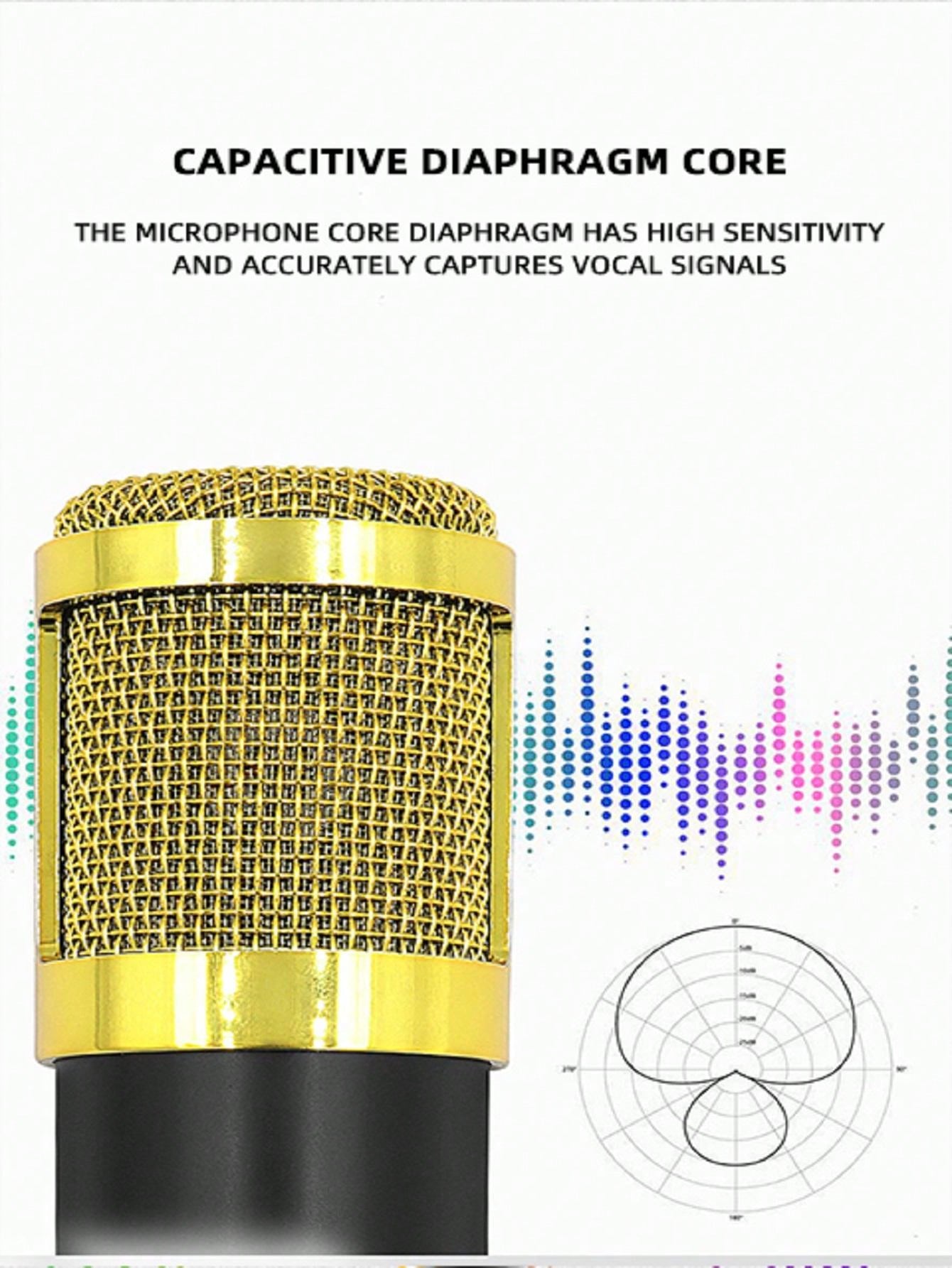 Bm878 Computer Usb Condenser Microphone Anchor K Song Recording Noise