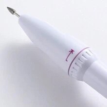 Manicure Professional Electric Nail Cutter Nail File Set Pedicure with 5 Grinding Heads - Pink - View 5