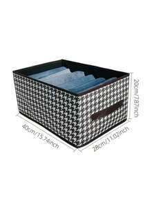 1 Miếng Họa tiết Nanh sói Gấp lại Túi bảo quản Có tay cầm , Có thể tái sử dụng Hộp Đối với Quần áo , Sách , Đồ Chơi , , Vật dụng trong nhà Tiết kiệm không gian Hộp đựng Đối với Tủ đóng tường , Tủ , Phòng ngủ , Nhà  , Ký túc xá - Nhiều màu - Xem 4