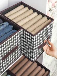 1 Miếng Họa tiết Nanh sói Gấp lại Túi bảo quản Có tay cầm , Có thể tái sử dụng Hộp Đối với Quần áo , Sách , Đồ Chơi , , Vật dụng trong nhà Tiết kiệm không gian Hộp đựng Đối với Tủ đóng tường , Tủ , Phòng ngủ , Nhà  , Ký túc xá - Nhiều màu - Xem 5
