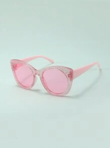 4 Pairs Cat Eye Frames Fashion Glasses For Boys And Girls, Suitable For Outdoor Activities, Travel And Holiday