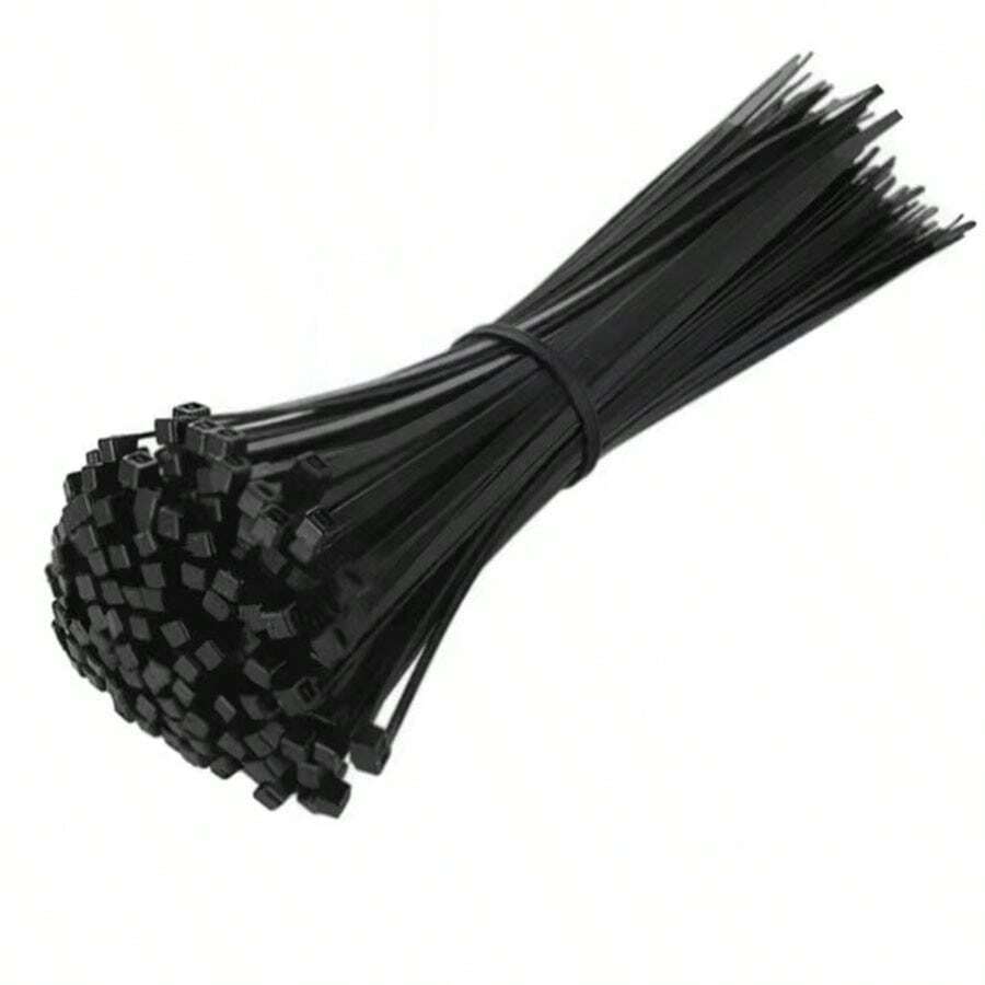 50 件/包尼龍紮帶,長耐用拉鍊紮帶,帶自鎖厚扣,用於整理和固定電纜電線