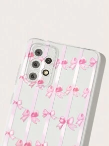 1入手工繪製帶蝴蝶設計的絲帶蝴蝶結印花手機殼,適用於iphone/三星手機 - 彩色 - 查看 5