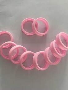 件/套行李箱輪罩，辦公輪椅輪罩，便攜式行李箱輪保護罩彩色矽膠行李輪罩行李萬向輪輪罩，降噪輪罩辦公椅，旅行配件，隨身行李箱輪罩適合大多數輪子行李套裝旅行返校旅行必需品飛機行李箱隨身攜帶學生男女度假行李 - 粉色 - 查看 5