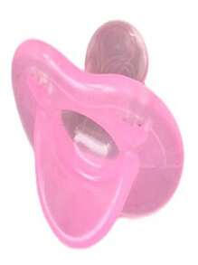 Chupeta Silicone Calmante Bico Reto Simétrico Baby Nany 1 unidade - Rosa Bebê - Visão 3