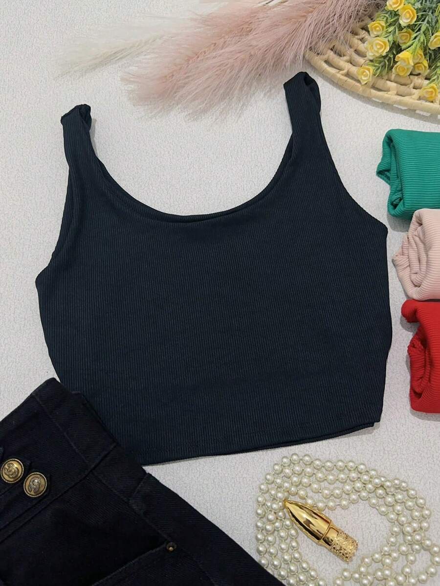 Women Tops - 黑色 - 查看 1