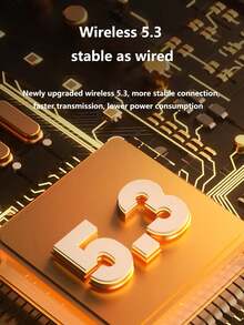 K72 Long Battery Life Low Latency Gaming Wireless Headset - White - White - View 6