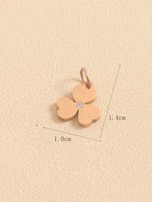 1個時尚的迷你花卉和鑽石裝飾diy珠寶吊墜,適用於手鐲、項鍊、耳環