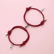 Bracelet Sets - 酒紅色 - 查看 2